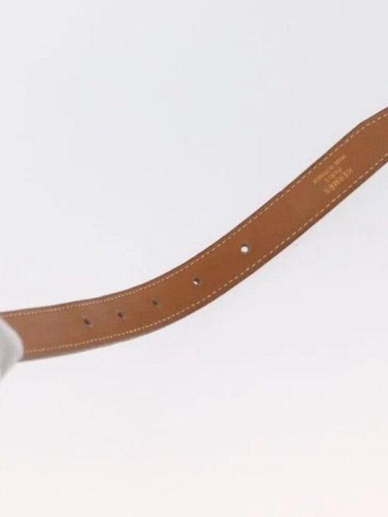 HERMES H Constance Reversible Belt Leather 33.1\